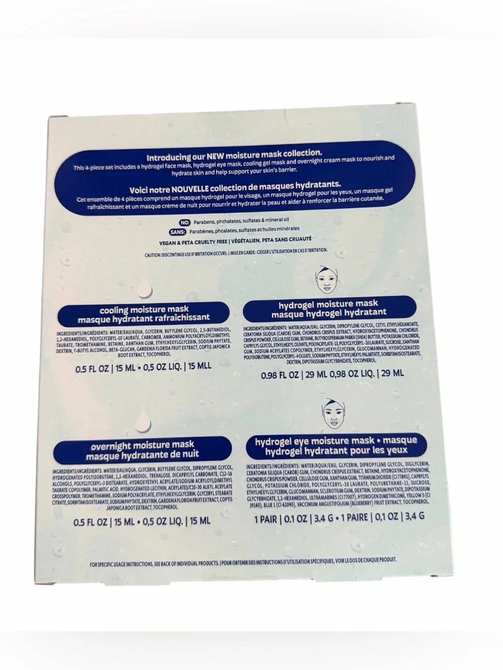 Freeman Beauty 4pc Moisture Mask Giftset